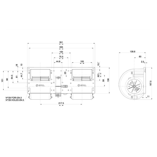 Dmuchawa Spal 006-B46-22