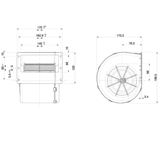 Dmuchawa Spal 007-A44-32D