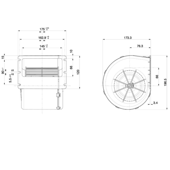 Dmuchawa Spal 007-B42-32D