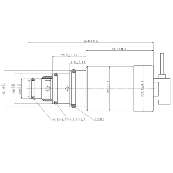 Zawór sterujący Zexel Volvo V70, XC90/60, S80 Ford Mondeo IV, S-max DCS17E