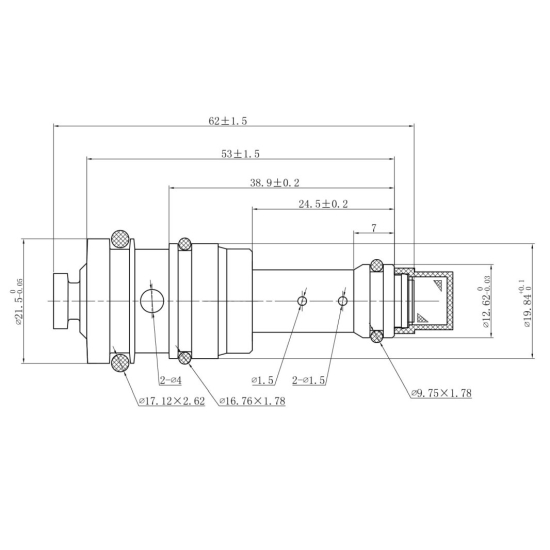 Zawór sterujący sprężarki Nissan Opel Calsonic CSV717