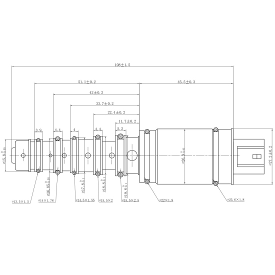 Zawór sterujący kompresora Denso Toyota Mercedes