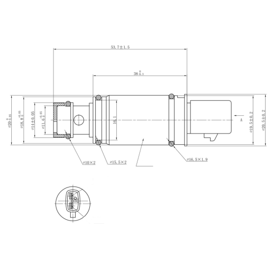 Zawór sterujący Denso 5SL12C Fiat, Opel