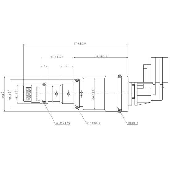 Zawór sterujący kompresora Renault Calsonic