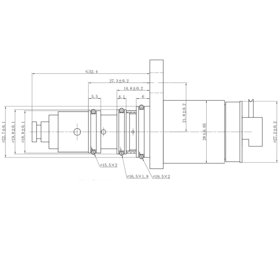 Zawór sterujący kompresora Sanden PXE16 PXE13 Audi Vw