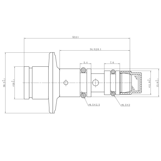 Zawór sterujący spreżarki Denso 6C17 6CA17 7SB16C