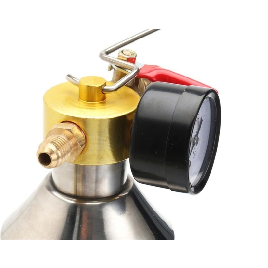 Cylinder do płukania klimatyzacji z manometrem