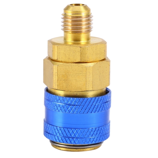 Złącza serwisowe klimatyzacji R134a czerwone i niebieskie QC 1/4