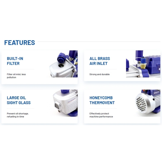 Pompa próżniowa 1 st. 51l/min