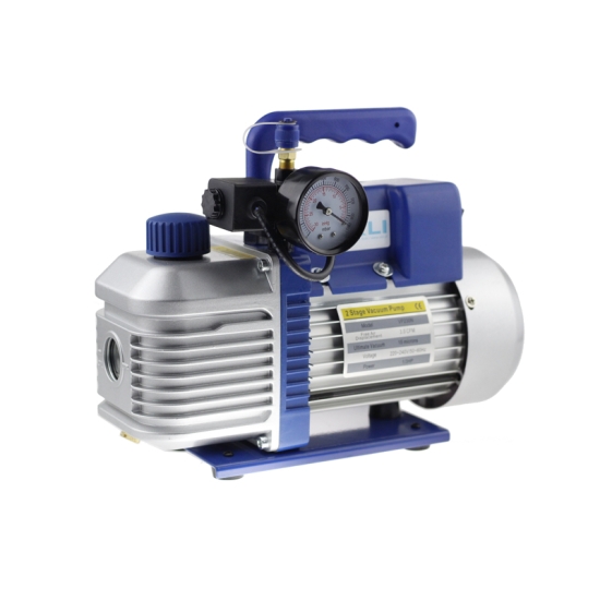 Pompa próżniowa 1 stopniowa 71 l/min z wakuometrem