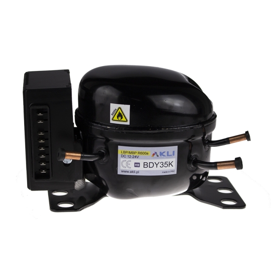 Sprężarka chłodnicza R600a BDY35 12V - 24V