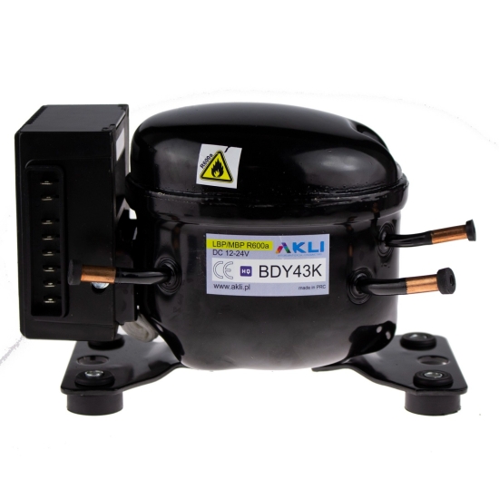 Sprężarka chłodnicza R600a BDY50 12V - 24V