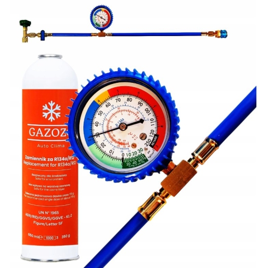 Zestaw pojedynczy Gazozo R134a