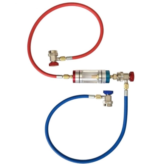 Inspektor do kontroli jakości oleju w układzie klimatyzacji