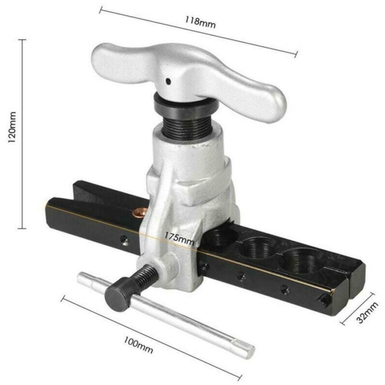 Kielicharka calowa i metryczna + gradownik + nóż