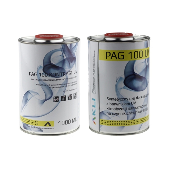 Olej do klimatyzacji Pag 100 z barwnikiem UV 1L