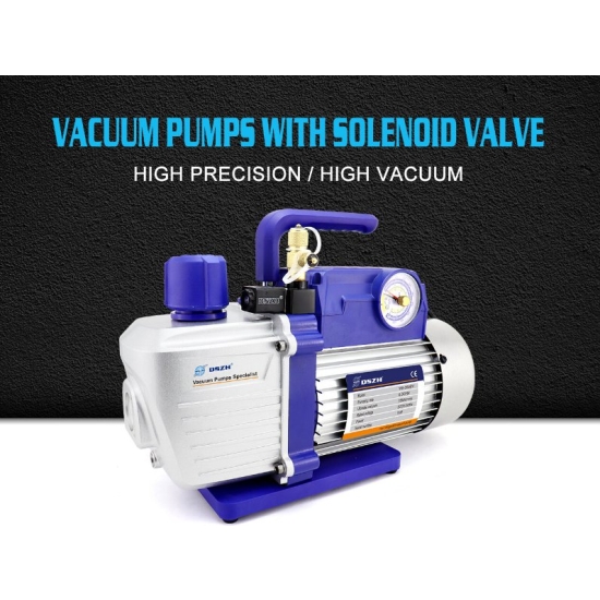 Pompa próżniowa 1 stopniowa 51 l/min z wakuometrem