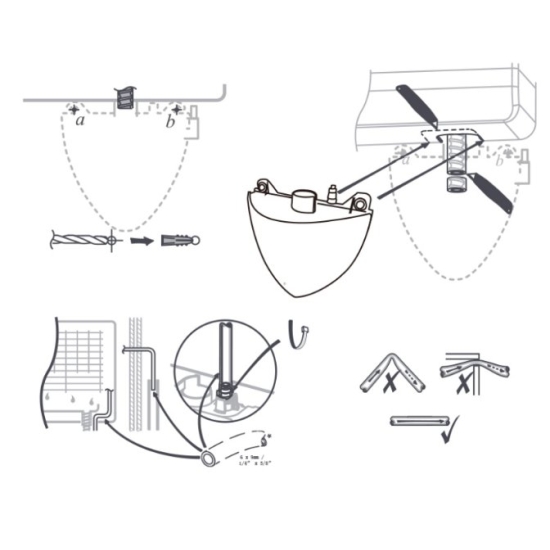 Ścienna pompa skroplin klimatyzacji AKLI White 20 L/h 15m