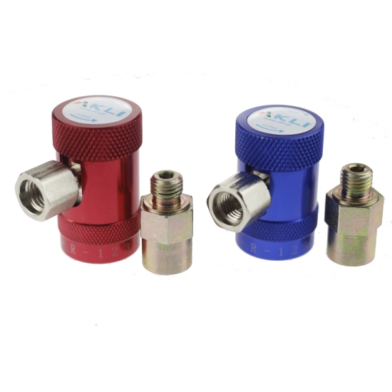 Szybkozłącza na R1234yf z redukcją na gwint M14x 1,5