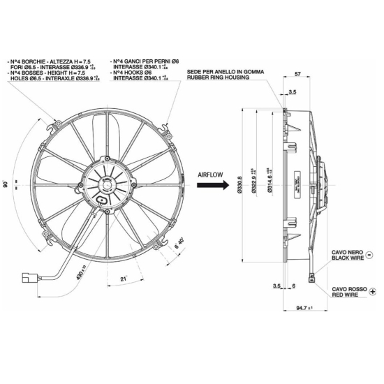 Wentylator Spal VA01-AP70/LL-36A