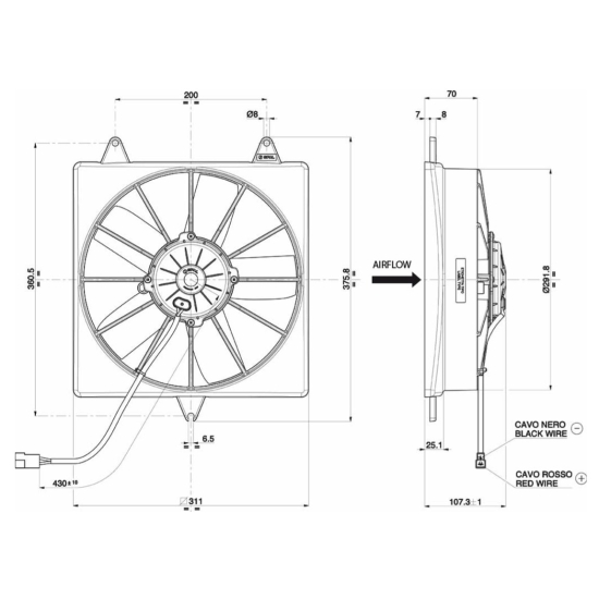 Wentylator Spal VA04-BP70/LL-37A