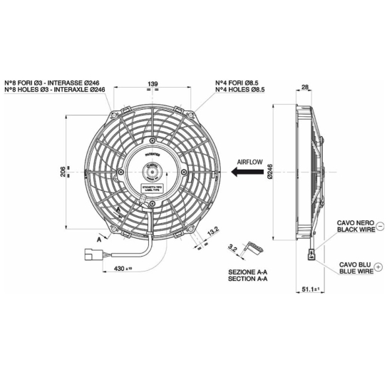 Wentylator Spal VA07-AP12/C-58S