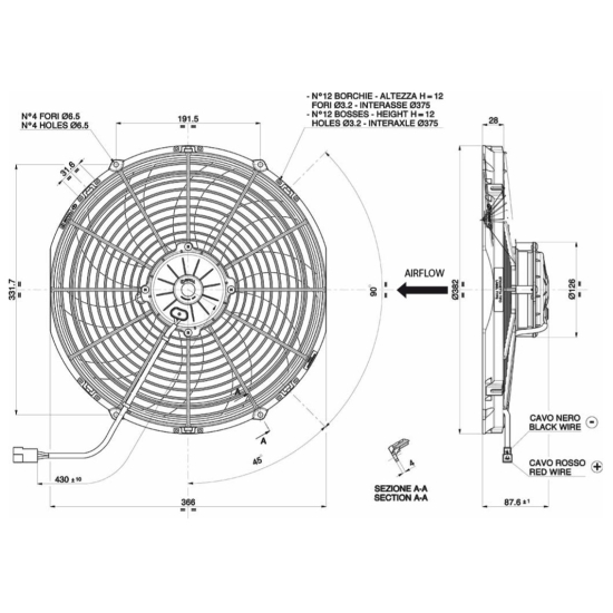 Wentylator Spal VA08-AP71/LL-53S