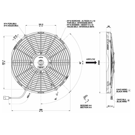 Wentylator Spal VA08-BP10/C-23A