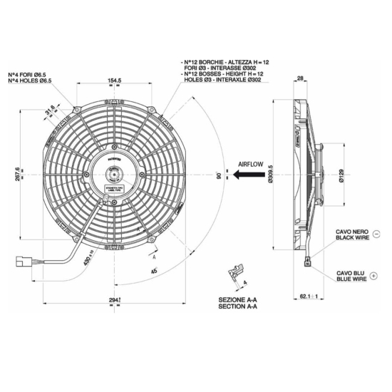 Wentylator Spal VA09-BP50/C-27S