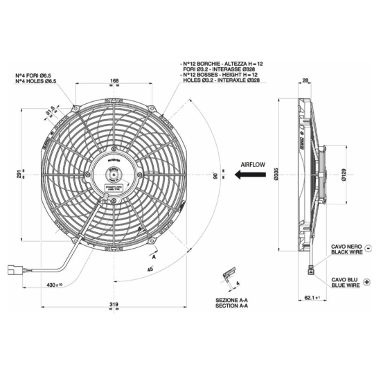 Wentylator Spal VA10-AP50/C-61S