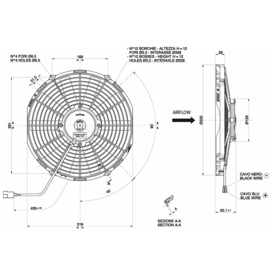 Wentylator Spal VA10-BP50/C-25A