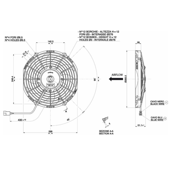 Wentylator Spal VA11-AP7/C-57S