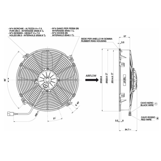 Wentylator Spal VA34-BP70/LL-36A