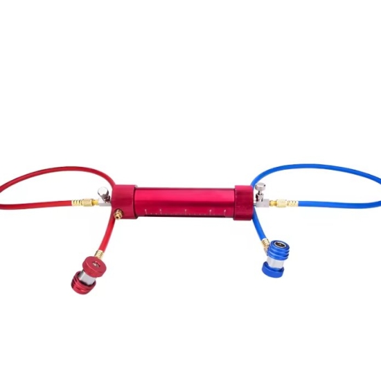 Wziernik do sprawdzania jakości oleju i czynnika w klimatyzacji samochodowej R134a