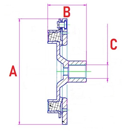 Tarcza sprzęgła Ford Transit Visteon VS-16